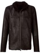 Drome Zip Front Jacket, Men's, Size: Large, Black, Leather