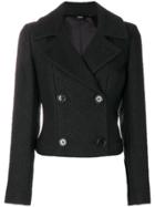 Aspesi Double Breasted Americana Jacket - Black
