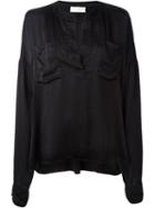 Faith Connexion Front Pocket Blouse