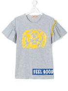 No21 Kids - Feel Good T-shirt - Kids - Cotton/spandex/elastane - 14 Yrs, Grey