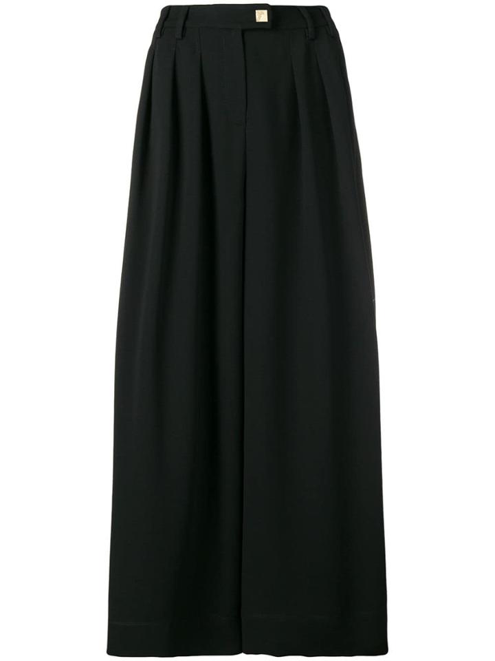 Versace Collection High-waisted Palazzo Pants - Black