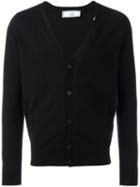 Ami Alexandre Mattiussi V-neck Cardigan, Men's, Size: Medium, Black, Cashmere/wool