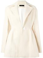 Ellery Flared Jacket, Women's, Size: 10, Nude/neutrals, Cotton/wool/polyamide/silk