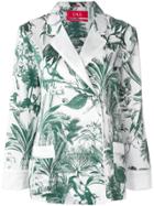 F.r.s For Restless Sleepers Tropical Print Blouse - White