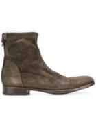 Alberto Fasciani Distressed Ankle Boots - Brown