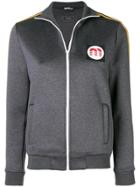 Miu Miu Zip Front Sweatshirt - Grey
