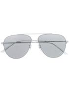 Balenciaga Eyewear Aviator Sunglasses - White
