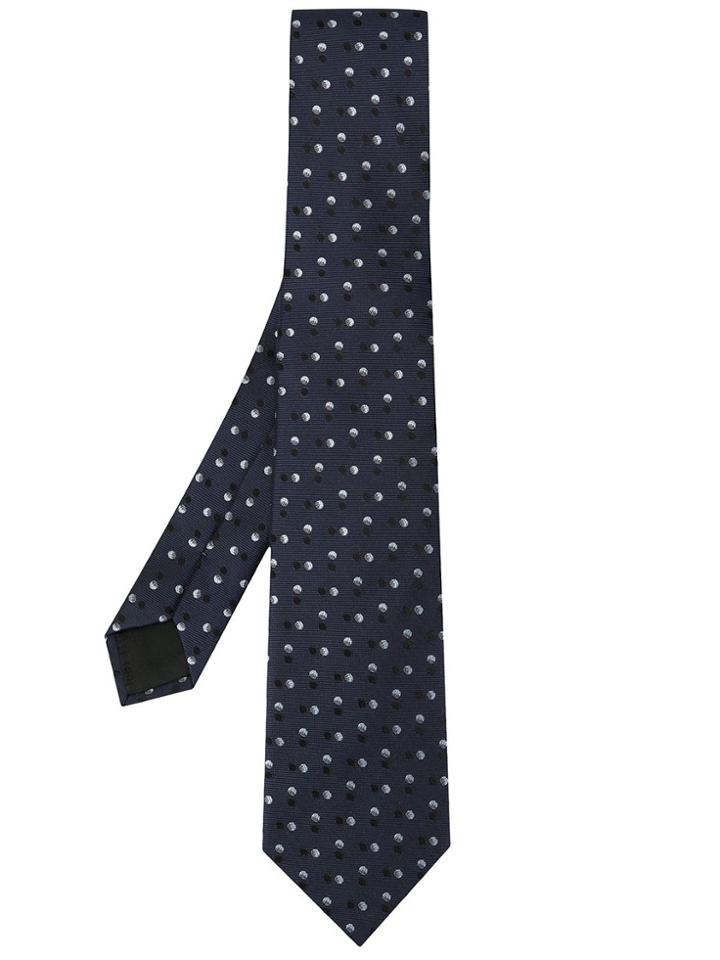 Cerruti 1881 Polka Dot Pattern Tie - Blue