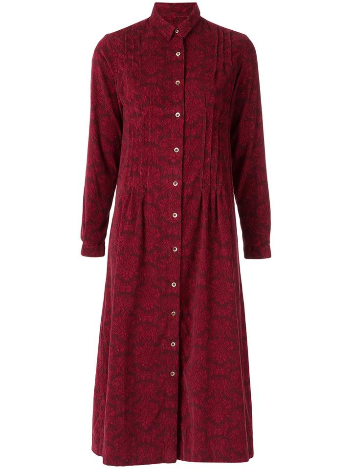 Shirt Dress - Women - Cotton - P, Red, Cotton, À La Garçonne