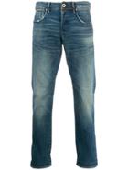 G-star Raw Research Faded Mid-rise Destroyed Regular Jeans - Blue