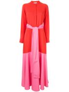 Layeur Colour Block Dress - Red
