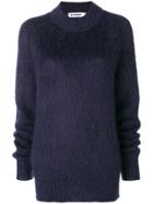 Jil Sander Furry Knit Jumper - Blue
