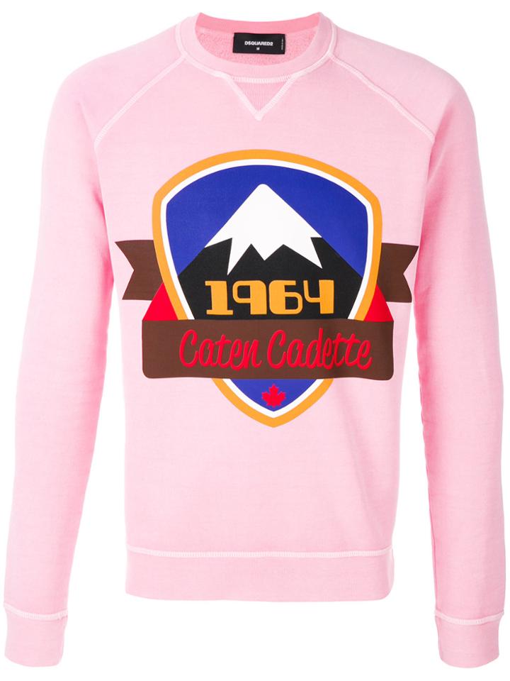 Dsquared2 Caten Cadette Sweatshirt - Pink & Purple