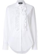 Twin-set Frill-trim Button-down Shirt - White