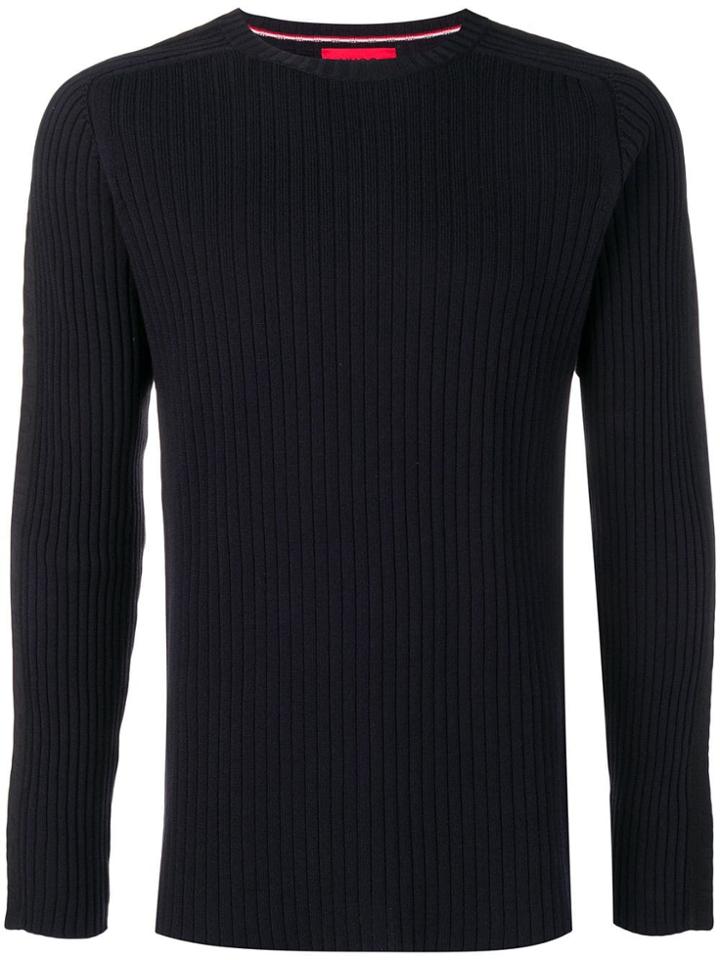 Boss Hugo Boss Ribbed Sweater - Blue