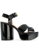 Robert Clergerie Vianne Verni Sandals - Black