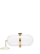 Marzook Pill-shaped Clutch - Neutrals