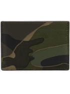 Valentino Camouflage Card Holder - Green