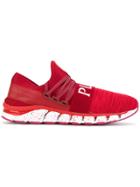 Plein Sport Knit Upper Sneakers - Red