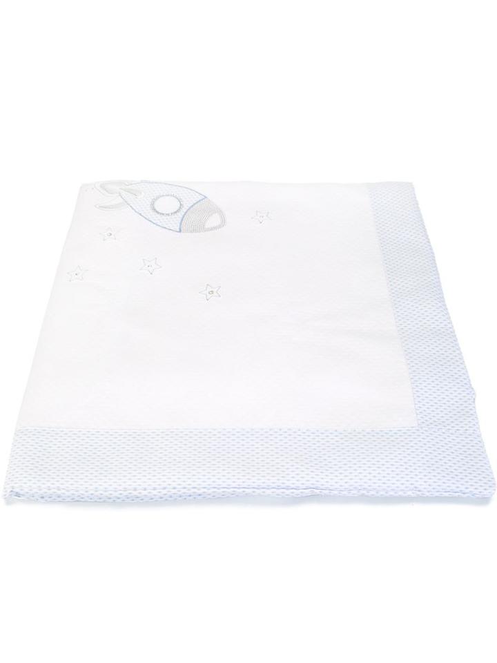 Loredana Space Shuttle Embroidered Sleeping Bag, White