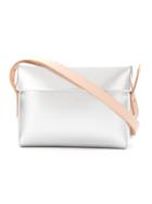 Gloria Coelho Plastic Bag With Leather Straps - Grey