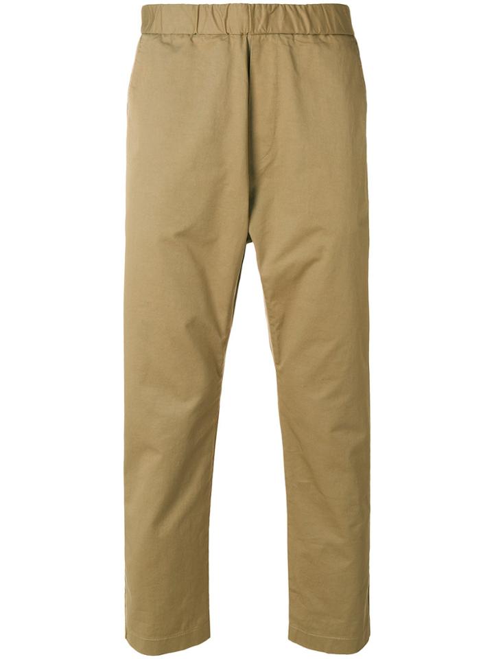 Barena Ankle Grazer Trousers - Brown