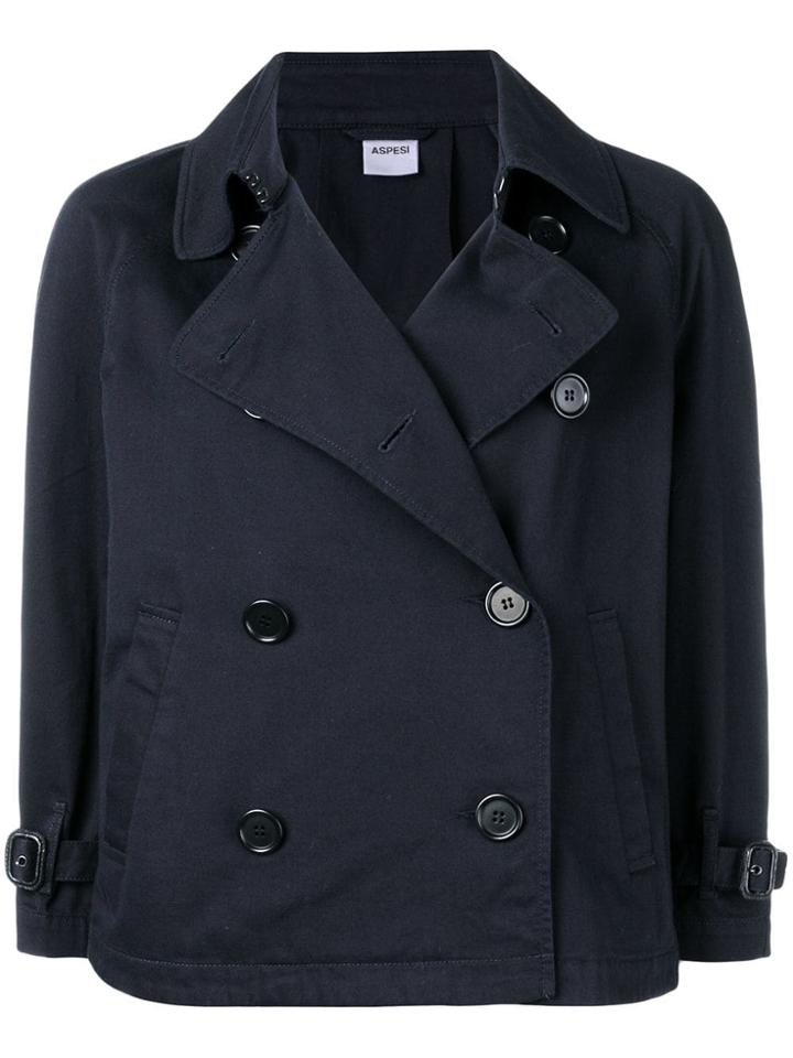 Aspesi Double-breasted Jacket - Blue