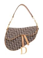 Christian Dior Pre-owned Trotter Saddle Shoulder Bag - Brown