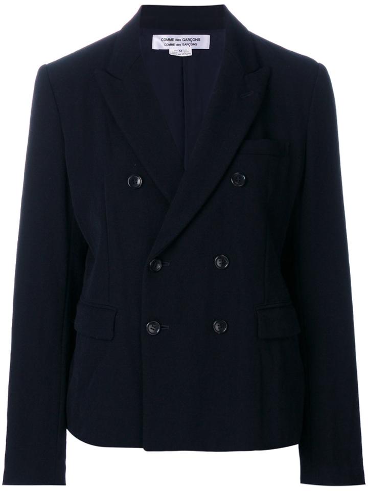 Comme Des Garçons Comme Des Garçons Double Breasted Jacket - Blue