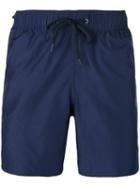 Z Zegna Drawstring Swim Shorts, Men's, Size: Xl, Blue, Polyester