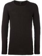 Avant Toi Classic Jumper, Men's, Size: Large, Brown, Cashmere/merino