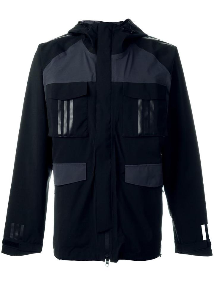 Adidas Originals Adidas Originals X White Mountaineering Shell Jacket, Men's, Size: Xs, Black, Polyamide/spandex/elastane