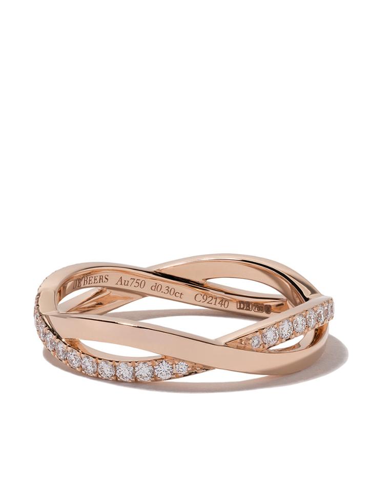 De Beers 18kt Rose Gold Infinity Diamond Band - Unavailable