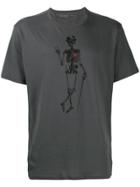 John Varvatos Printed Skeleton T-shirt - Grey