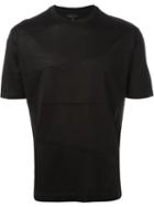 Lanvin Stitching Detail T-shirt, Men's, Size: Xs, Black, Cotton