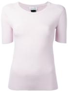 Christian Wijnants - Knitted Top - Women - Cotton/viscose - L, Women's, Pink/purple, Cotton/viscose