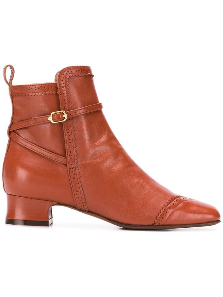 L'autre Chose Mid Ankle Boots - Brown