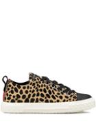 Giuseppe Zanotti Leopard Print Sneakers - Neutrals