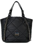 Pierre Balmain Quilted Chain Detail Shoulder Bag - Black
