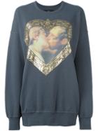 Vivienne Westwood Anglomania 'hercules Kiss' Sweatshirt, Women's, Size: Medium, Grey, Cotton