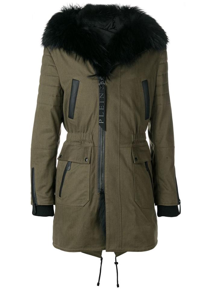 Philipp Plein Fur Trim Collar Parka - Unavailable