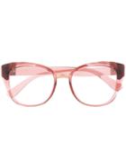 Dolce & Gabbana Eyewear Cat Eye Glasses - Pink