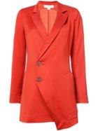 Robert Rodriguez Double Breasted Blazer - Red