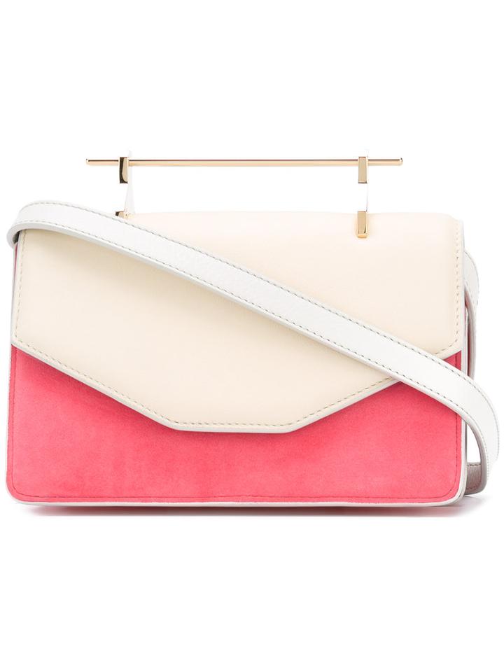M2malletier - Indre Double Shoulder Bag - Women - Leather/suede - One Size, Women's, White, Leather/suede