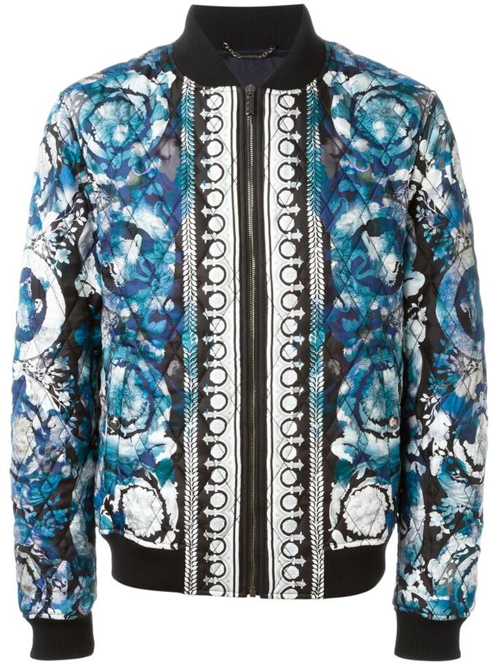 Versace Watercolour Baroque Bomber Jacket