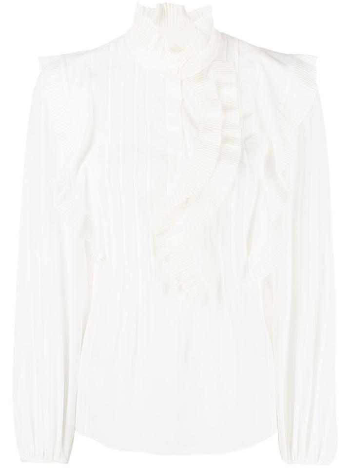 Chloé Ruffled Blouse - White