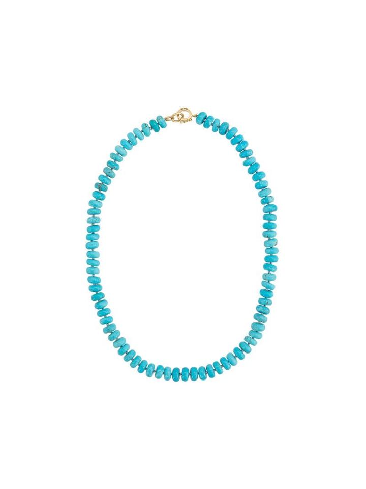 Irene Neuwirth 18kt Yellow Gold Bead Necklace - Blue