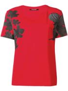 Neil Barrett Floral T-shirt - Red