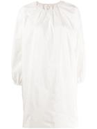 The Row Elasticated Shift Dress - Neutrals