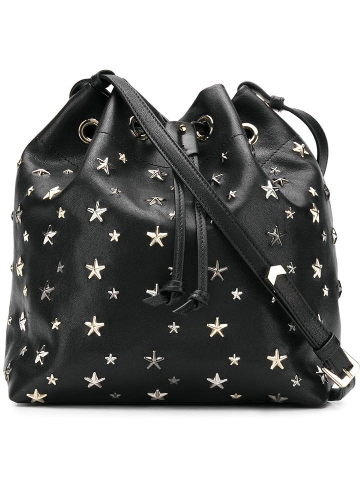 Jimmy Choo Juno Bucket Bag - Black